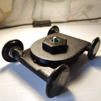 Mini 3d printed camera dolly