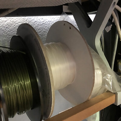 Under table filament rack