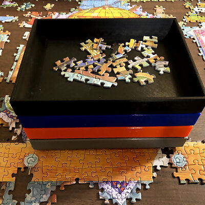 Stacking Tray for Puzzles