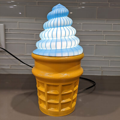 Soft Serve Ice Cream Mood Lamp