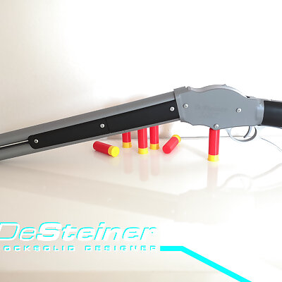 DeSteiner Model 1887  mechanically working Winchester Prop Gun