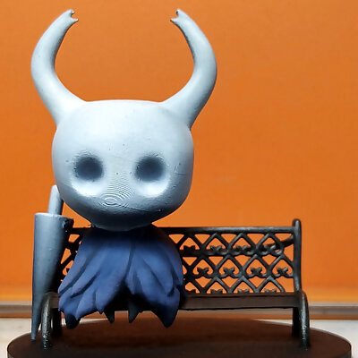 Hollow Knight The Knight on Bench