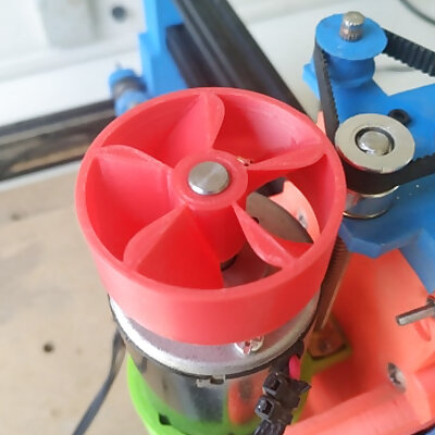 500w spindle fan with airfoil