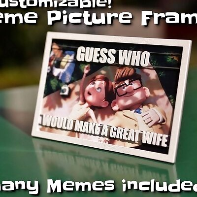 Meme picture frame