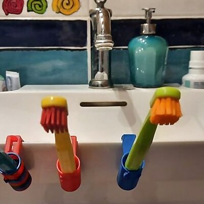 Toothbrush holder a thousand times differently
