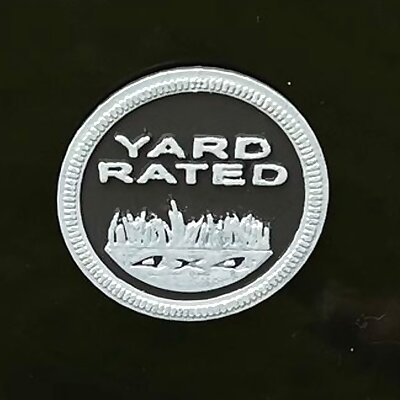 Yard Rated Jeep Badge