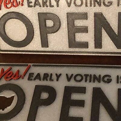 Early Voting Sign