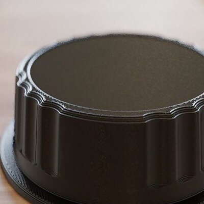 Rear lens cap for Canon EF
