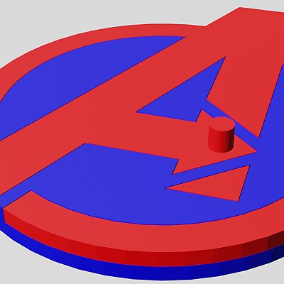 Avengers Logo Funko Pop Stand