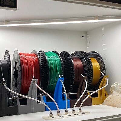 Taller Joinable Filament Spool with 10mm PTFE guide