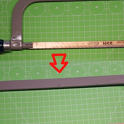 Compact metal saw handle v1