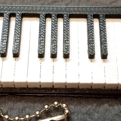 Piano Keychain
