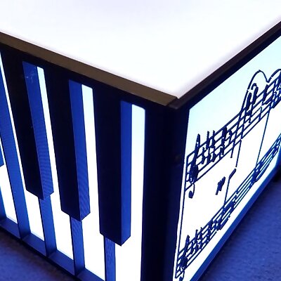 Piano Light Box 6x7x75rough