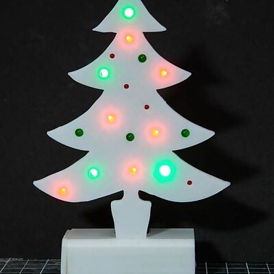 Flashing LED Christmas Tree