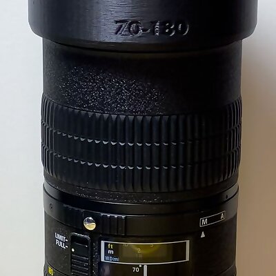 Lens Hood for the Nikon 70180 f4556 Micro