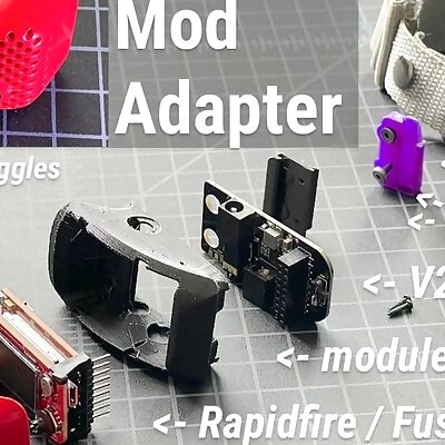 Analog Module Bay Mount quick release for V2  V3 Adapter on DJI Goggles