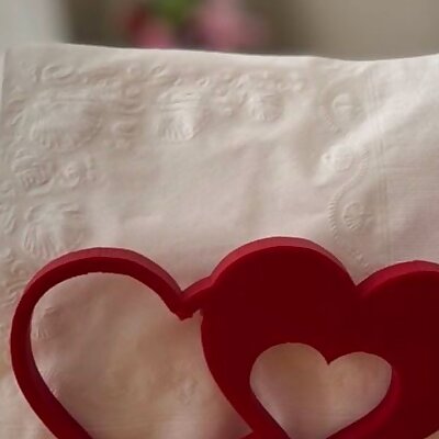 Valentine Heart Napkin Holder
