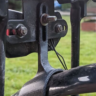 Bicycle mudguard holder front and rear