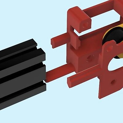 Tarantula Xaxis idler with integrated tensioner