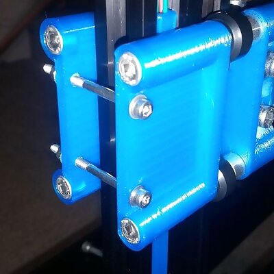DBot Z axis adjustable tension wheel guide
