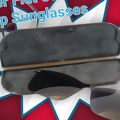 Super Flat Case for Clip Sunglasses