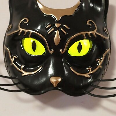 Bioshock Cat Splicer Mask with LED Eyes
