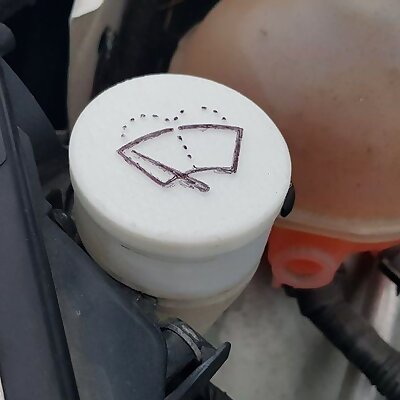 Peugeot 308 windshield washer fluid tank cap maybe other modelsmakes also