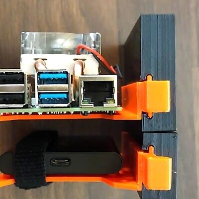 2U Modular Raspberry Pi Rack