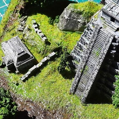 Mayan Town 1400 Scale