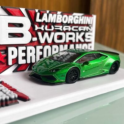 Mini GT LB Lamborghini Huracan Display Base