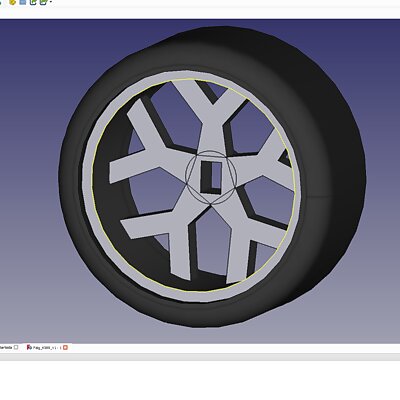 Tire and rim for K989