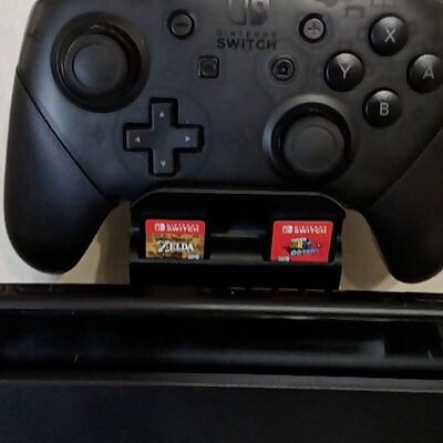 Nintendo Switch Pro Controller Dock Stand With Game Storage Slots