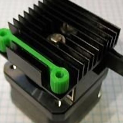 i3  MK10 Extruder Cooling Fan Spacer in One Piece