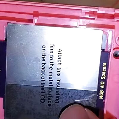 Game Boy Pocket Backlight Mod Spacers AIO KIT