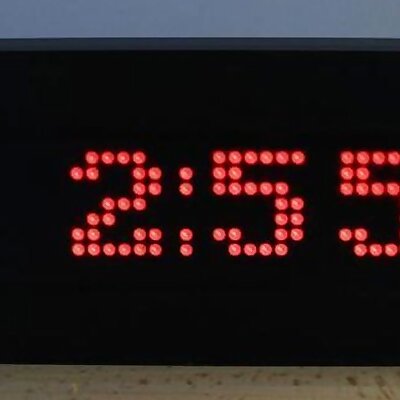 LED Matrix Digital Clock