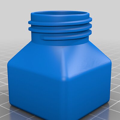 Square Base Container with PET Bottle Cap