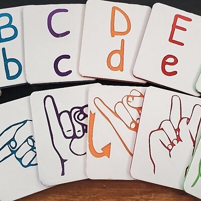 ASL Alphabet Tiles