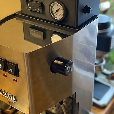 Gaggia housing for PID controller and pressure gauge