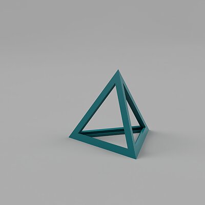 Painters Triangle  Pyramid  Tetraeder