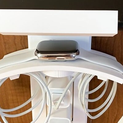 Decora Wall Plate iPhone and Apple Watch Charging Shelf