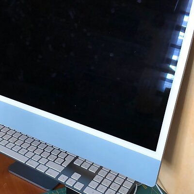 iMac keyboard shelf