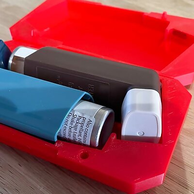 Dual Asthma Inhaler Case