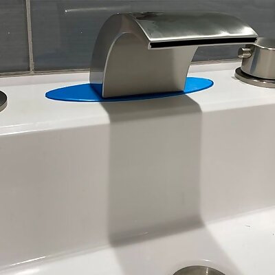 Bathroom or Kitchen Sink  Faucet  Gasket  Plate  Cover for Going from 3 Holes to 1 Hole TPU