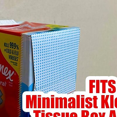 Minimalist Kleenex Tissue Box FITS Mount Adapter