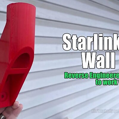 Starlink Short Wall Mount for Outdoor Fascia Mounting