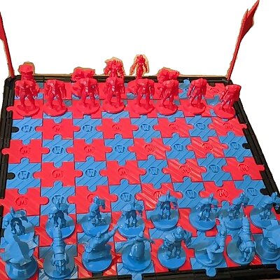 World of Warcraft Chess and Draughts Set