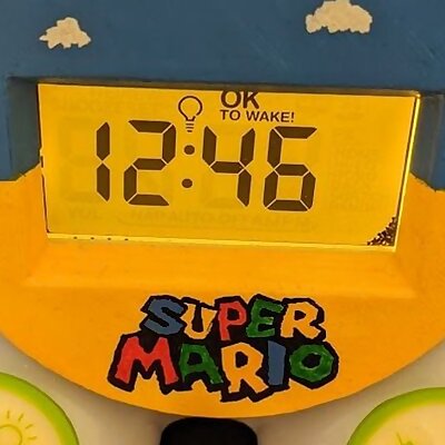 Ok to Wake Kids Alarm Clock Faceplate