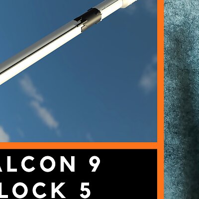 FALCON 9 BLOCK 5 Multi parts 1200