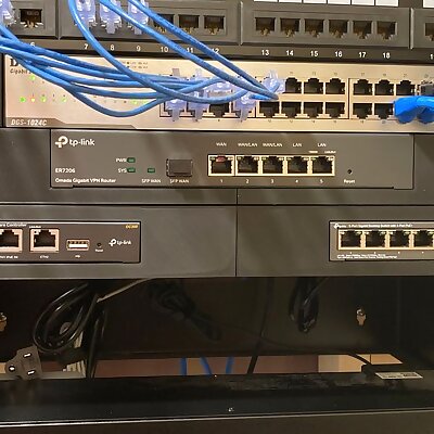 TPLink 1U rackmount housing for ER7206 router
