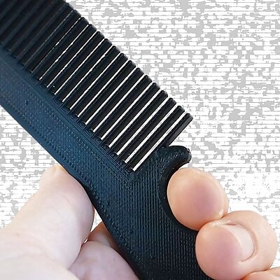 3D Printed Grip Comb